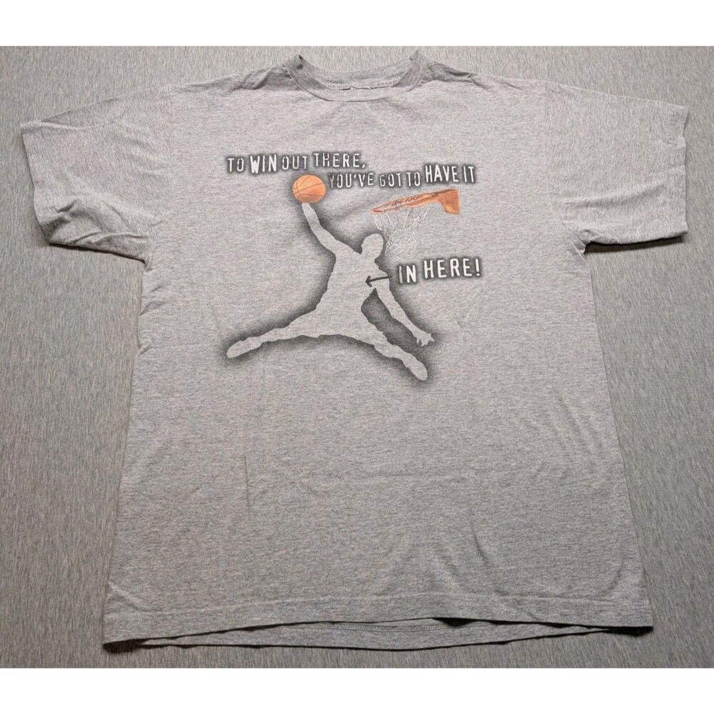 Vintage Jesus Jordan Global 1 John 3:18-21 Shirt Size XL Verses Wear